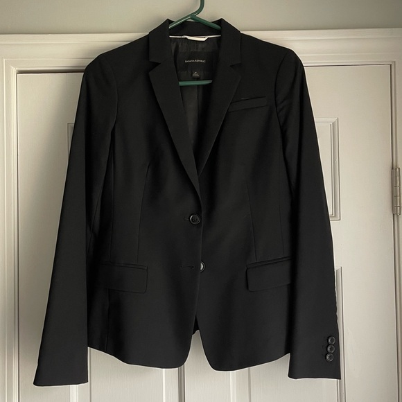 Banana Republic Black Blazer - Picture 1 of 8